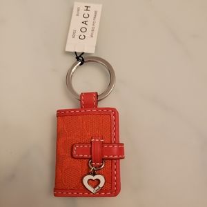 Coach Mini Signature picture frame keychain